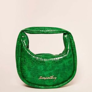 Green Croc mini grab bag